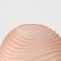 Vase for flowers "aura" made of beige glass 25 × 20 × 20 cm
