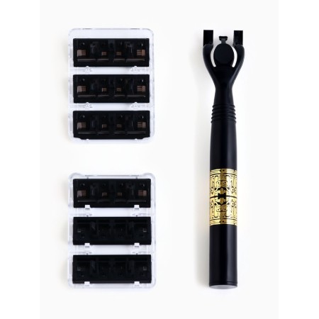 Broken machine + 6 interchangeable cassettes with 6 blades-1