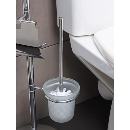 Standing with three toilet accessories, 80 cm, chromium color-4
