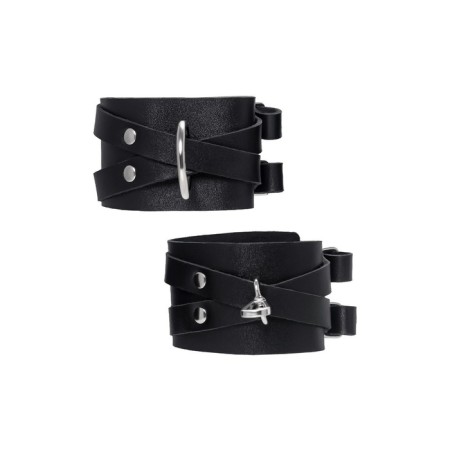 OCHOV Pecado BDSM, 2 cross straps, hitch-orinal carabiner, genuine leather-1