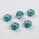 Busina "Sugar quartz", green color in silver