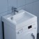 Paola siena sink 60x50 cm, above the washing machine
