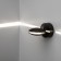 Decorative backlight LED 9W 3500k Black IP54 for interior, facades of buildings