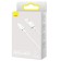 Baseus cable, microUSB - usb, 2 a, tpe braid, 1 m, white