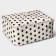 CFR for storing things "openwork", 55 × 42 × 25 cm, black and milk color