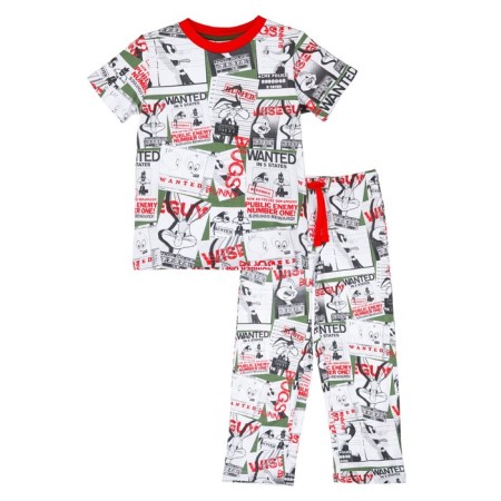 Pajama for the boy PlayTode: T -shirt and trousers, height 104 cm-3