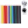 Pencils 24 Calligrata colors, sharpened, trihedral, plastic, cardboard packaging, euro -hungering