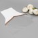 Package Flower cone, "best wishes", white, 36x20x45cm ± 1cm