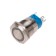 Anti-Vandal button Ø19 250V Fix (5C) Off-on/on -off subv/blue Rexant