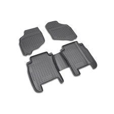 Rugs in the salon Honda Jazz 2001-2008, 4 pcs. (polyurethane)