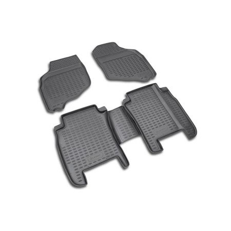 Rugs in the salon Honda Jazz 2001-2008, 4 pcs. (polyurethane)