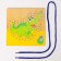 Lacing crocodile "Learn alphabet" 14.5 × 14.5 × 0.5 cm