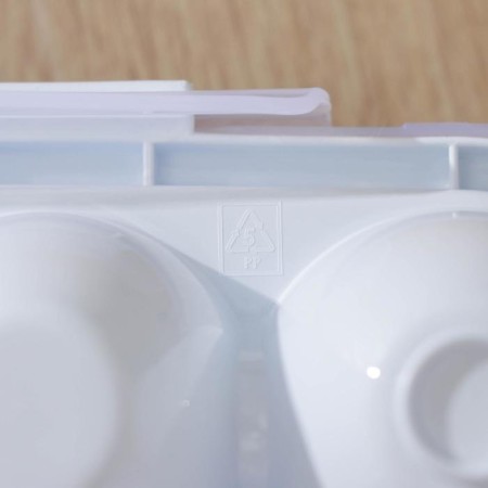 Egg storage container, 15 cells, 27 × 18.5 × 7.5 cm, white color-6