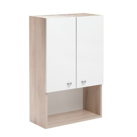 Bathroom cabinet "Vega 5004" White/oak Kronberg, 50 x 24 x 80 cm
