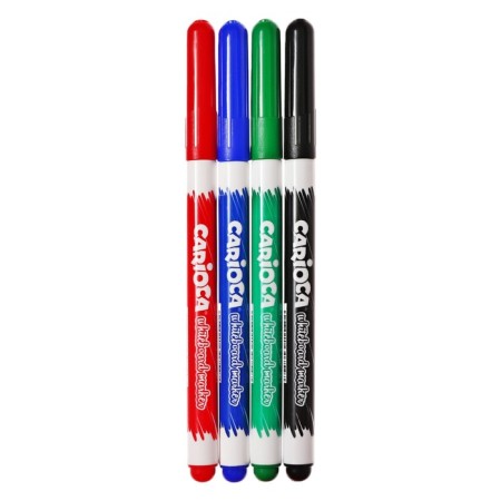 A set of markers for boards 4 colors Carioca, a node 2.8 mm, bullet, fast drying, easily erased-1