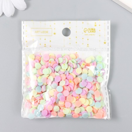 Decor for creativity plastic "Confetti. Tenderness" 0.6 cm 20 grams-2