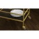 Serving table "Paint", 680 × 430 × 820 mm, color gold