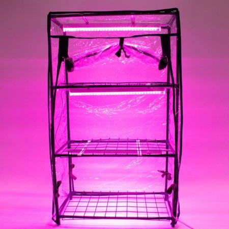 The bracket for installing linear lamps in Margarita greenhouses, a set of 2 pcs.-8