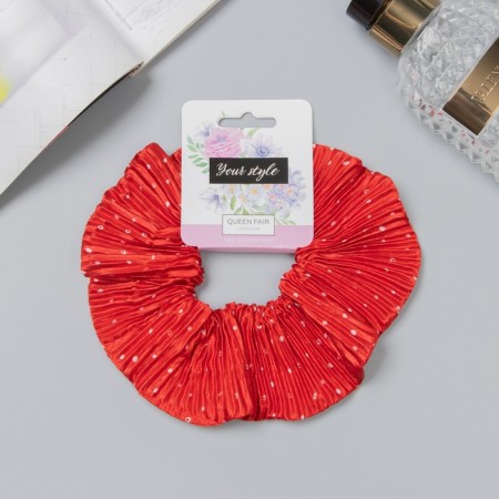 Hair elastic band "orbit" Netivas, 12 cm, red