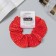 Hair elastic band "orbit" Netivas, 12 cm, red