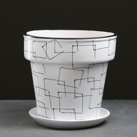 Pot floral illusion white 7 l