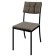 Delta chair, 390 × 530 × 856 mm, black Muar / Kando Mokko