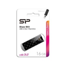 USB флеш накопитель 16 Gb Silicon Power Blaze B03 Black USB 3.0 SP016GBUF3B03V1K