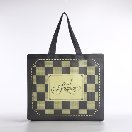 Bag without fastening, gray color-1