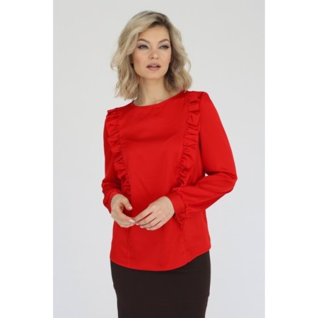 Blouse with ruffles, size 52-1