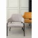 Wendy armchair, 640 × 685 × 740 mm, textured Shenill, color gray color