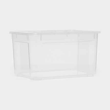 Storage box with the Crystal XS Plus lid, 16 l, 38.9 × 27.5 × 21.5 cm, the color is transparent-1