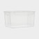 Storage box with the Crystal XS Plus lid, 16 l, 38.9 × 27.5 × 21.5 cm, the color is transparent