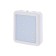External battery 484, 10000 mAh, Type-C/Lightning/MicroUSB cables, lantern, white