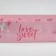 Makarun box with PVC lid, confectionery packaging "Love is Sweet", 19.5 x 5 x 4.5 cm
