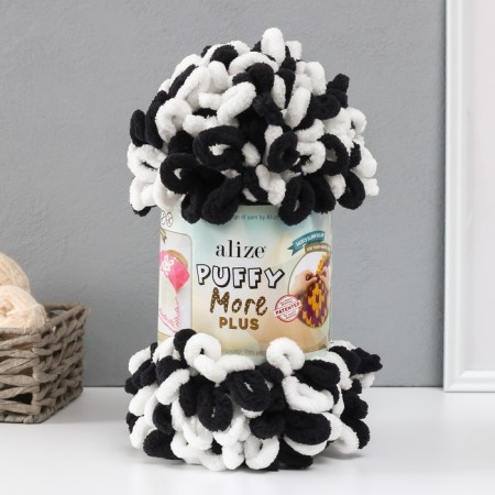 Yarn "Puffy More Plus" 100 % micropoliester 11m/250g (8006)
