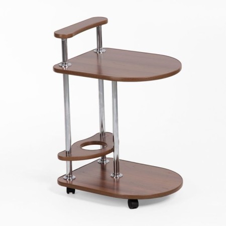 Serving table "Golden", tavolato walnut color