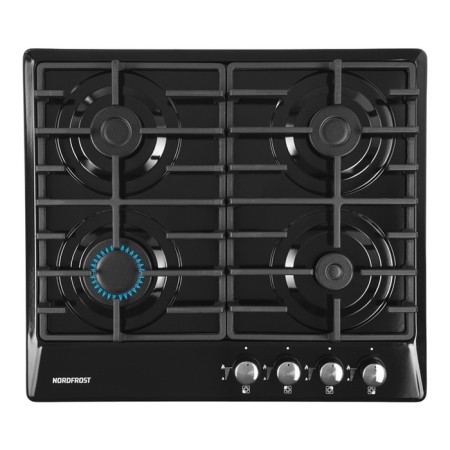 Hon surface NordFrost HS 6041 b, gas, 4 burners, black
