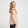 Blouse for girls minku is beige color, height 152 cm