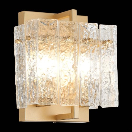 Sconces st. SL1632.201.02. Mira. 2x60 W, E14, 20x26 cm, Shampan-1