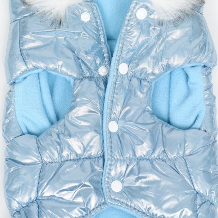 Dog jacket "Ease", size S (DS 24, OG 34, Osh 24 cm, up to 5 kg), Blue-11
