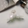 Hair crab "Pearl" bow, 8 cm, white
