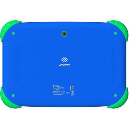 Digma Citi Kids MT8321, RAM2GB, ROM32, 7 ", 3G, 2MPIX, 0.3MPIX, Android 9.0, Blue-1