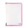 Plastic folder A4, 325 x 230 x 25 mm, lightning around, calligrata "office", PM-A4-01, 0.5 mm, transparent, pastel, pink
