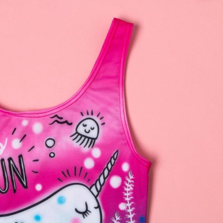 Kaptan swimsuit "Underwater World", height 98-104 (30) Pink/blue-3