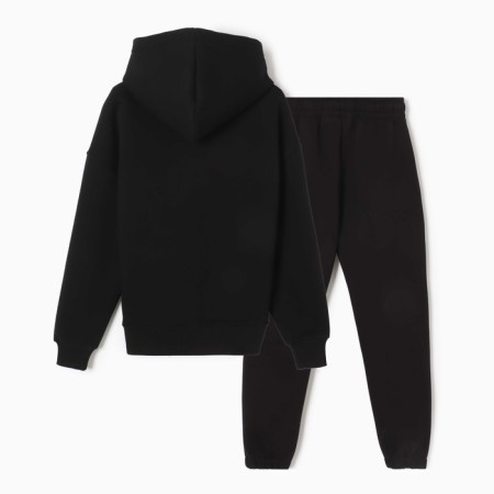 Women's costume (sweatshirt/pants), black color, size 44 (m)-5