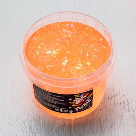 Slime "Pegas" broken glass, orange, 90 g-1