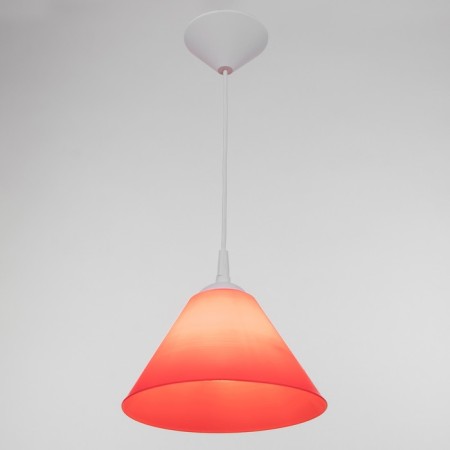 Susage "cone" 1x15W E27 Model: BR 00264 White/red 25x25x15cm-1
