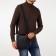 Male bag on the Textura valve, external pocket, black color