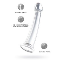Unrealistic phallimitator Jelly Dildo Xl Toyfa Basic, TPE, transparent, 22 cm
