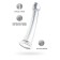 Unrealistic phallimitator Jelly Dildo Xl Toyfa Basic, TPE, transparent, 22 cm